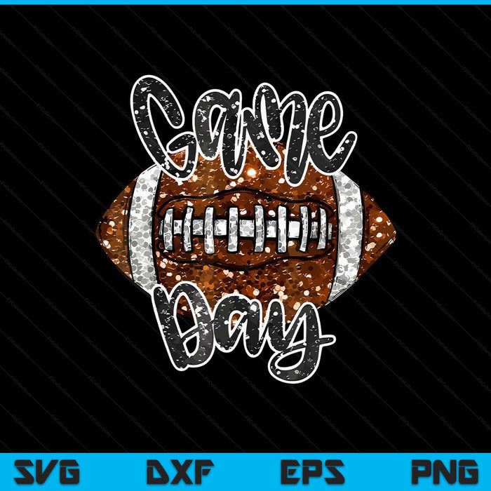 Game day football bling bling football lover SVG cut file