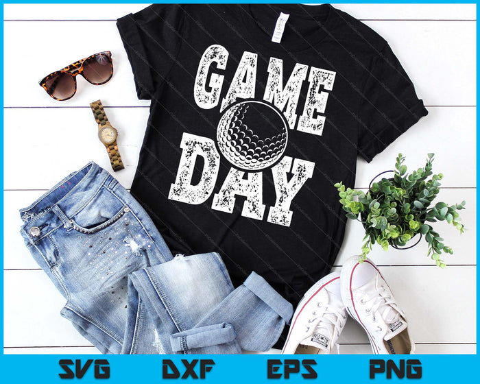 Game Day Golf Season Funny Men Women Team Sports Vintage SVG PNG Digital Printable Files