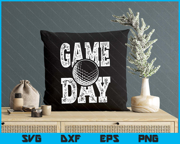 Game Day Golf Season Funny Men Women Team Sports Vintage SVG PNG Digital Printable Files