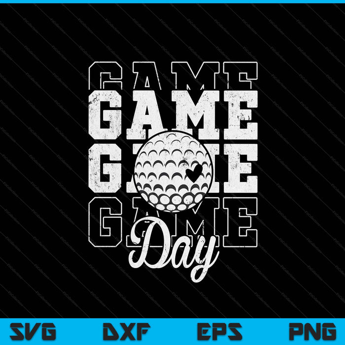 Game day golf for SVG cut file