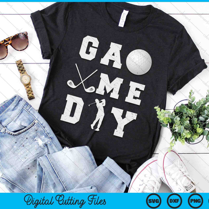 Game Day Golf Vibes SVG PNG Digital Printable Files