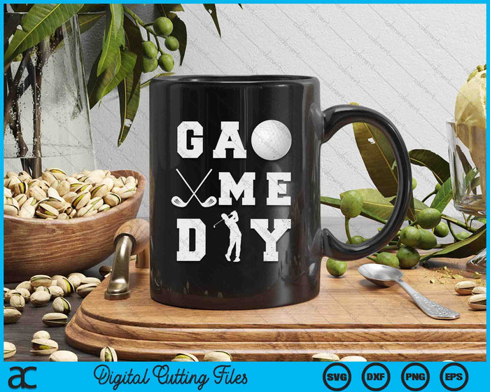 Game Day Golf Vibes SVG PNG Digital Printable Files