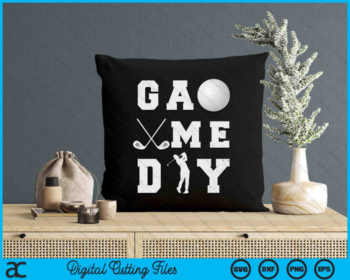 Game Day Golf Vibes SVG PNG Digital Printable Files