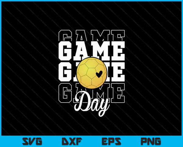 Game day handball for SVG PNG cut file for Cricut