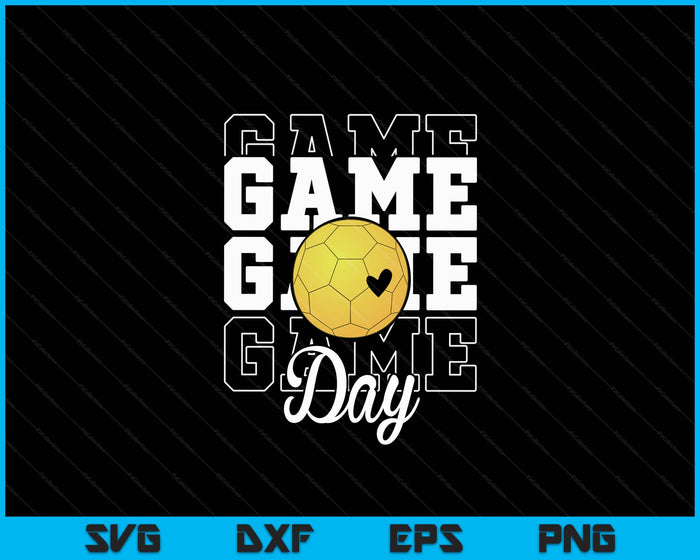 Game Day Handball Shirt For Youth Boy Girl SVG PNG Digital Cutting File