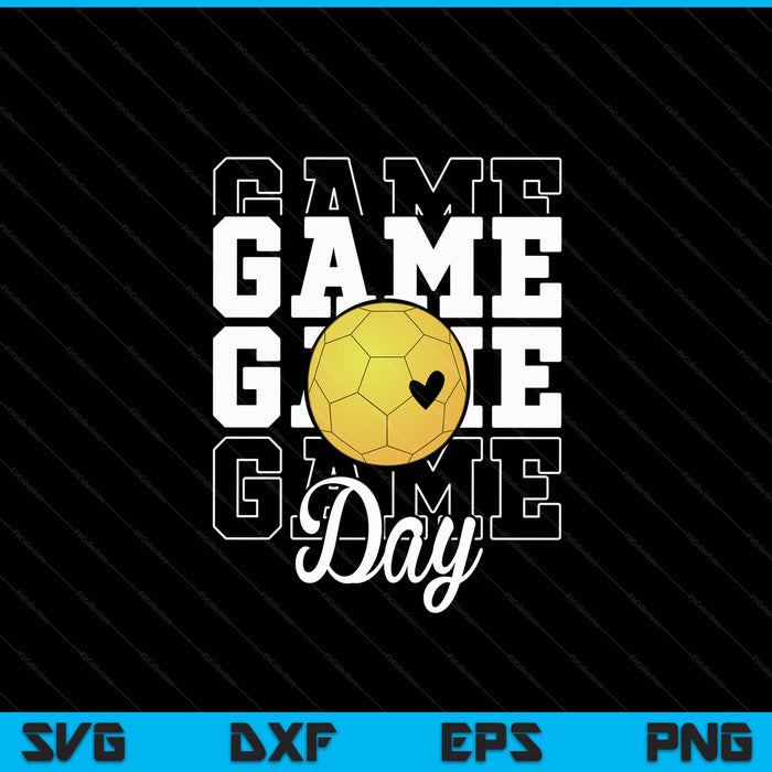 Game day handball for SVG PNG cut file for Cricut