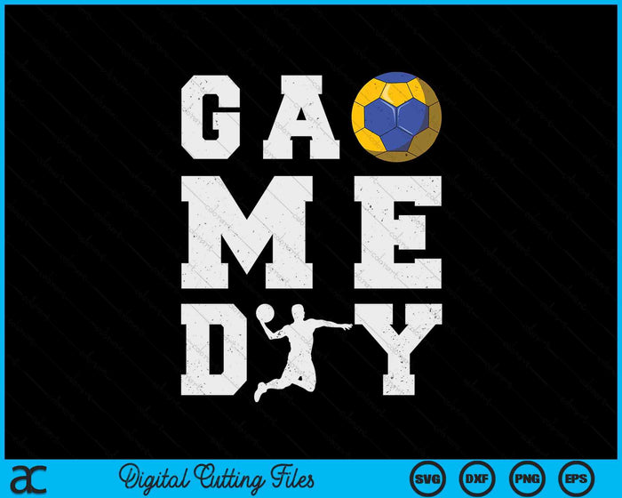 Game Day Handball Vibes SVG PNG Digital Printable Files