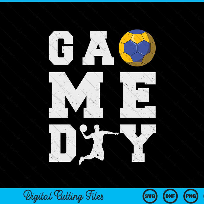Game day handball vibes SVG cut file