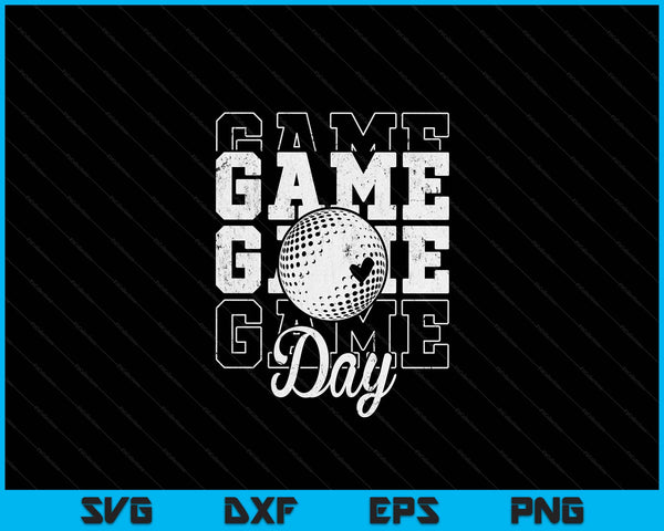Game day hockey for SVG PNG cut file for Cricut