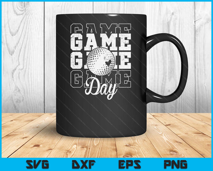 Game Day Hockey Shirt For Youth Boy Girl SVG PNG Digital Cutting File