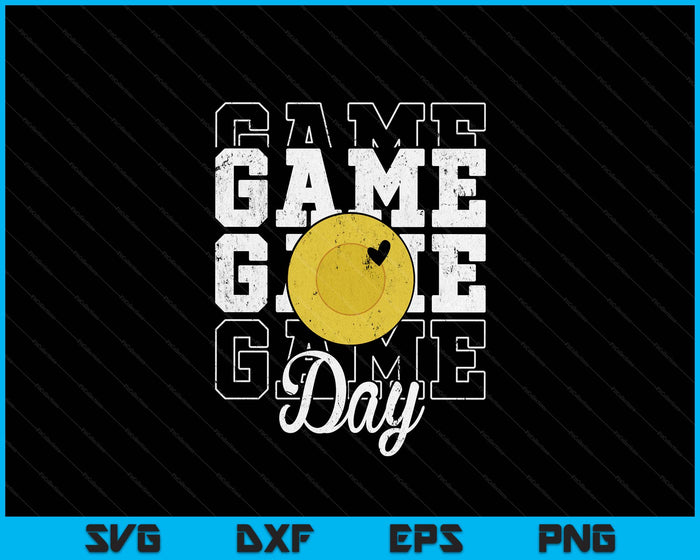 Game Day Lacrosse SVG PNG Digital Cutting Files