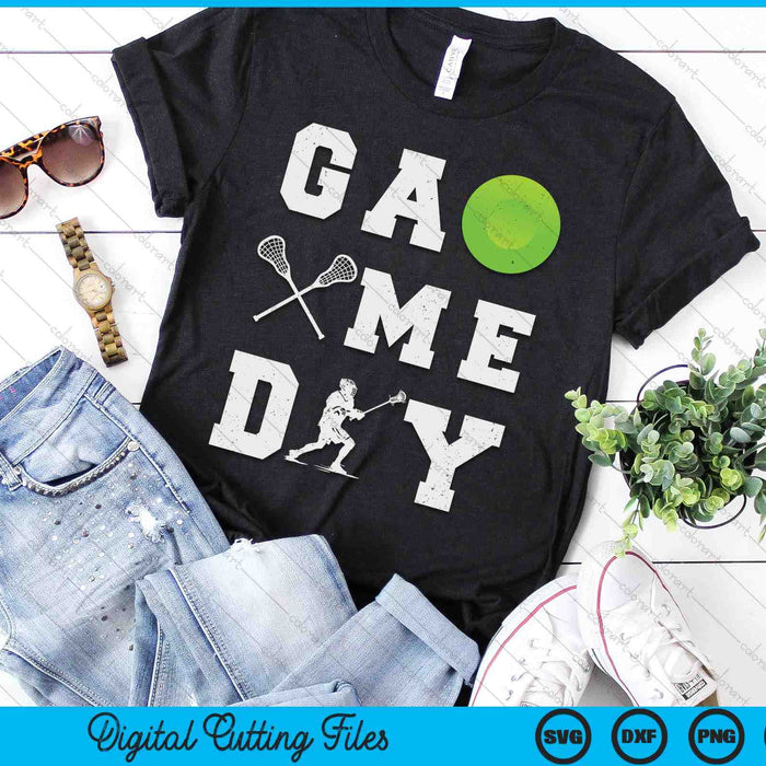 Game Day Lacrosse Vibes SVG PNG Digital Printable Files