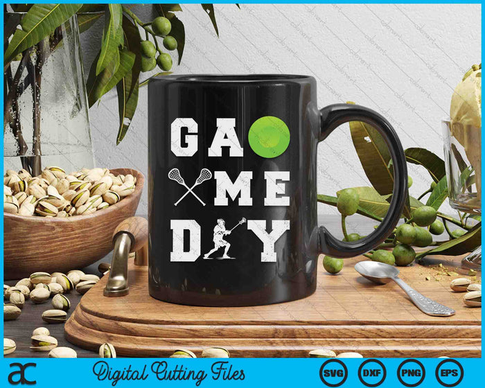 Game Day Lacrosse Vibes SVG PNG Digital Printable Files