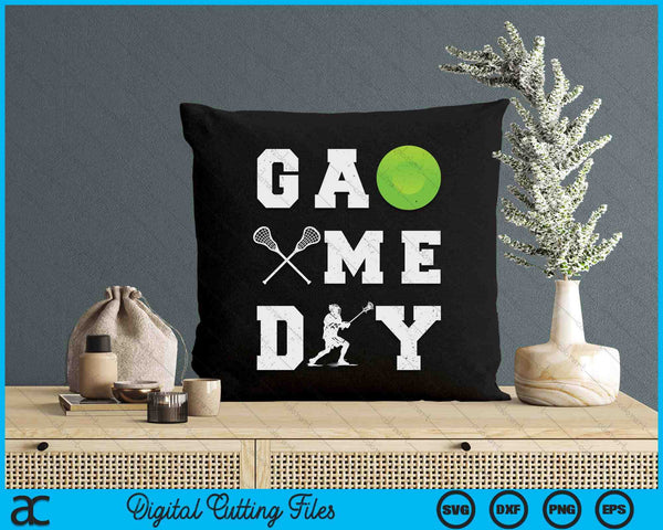 Game Day Lacrosse Vibes SVG PNG Digital Printable Files