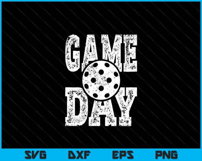 Game Day Pickleball Season Funny Men Women Team Sports Vintage SVG PNG Digital Printable Files