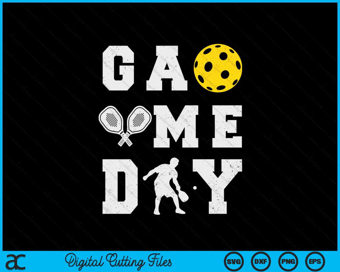 Game Day Pickleball Vibes SVG PNG Digital Printable Files