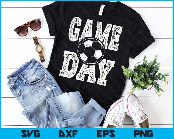 Game Day Soccer Season Funny Men Women Team Sports Vintage SVG PNG Digital Printable Files