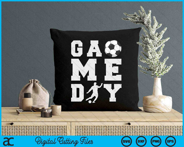 Game Day Soccer Vibes SVG PNG Digital Printable Files