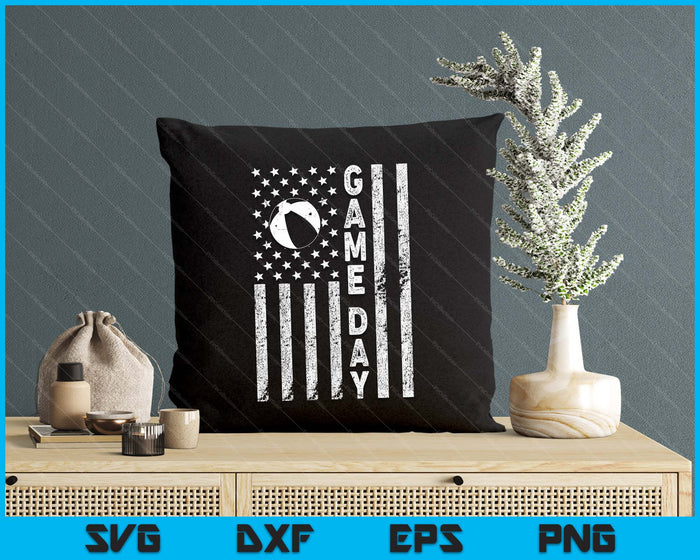 Game Day With Flag Beach Ball Lovers Mom Dad SVG PNG Digital Printable Files