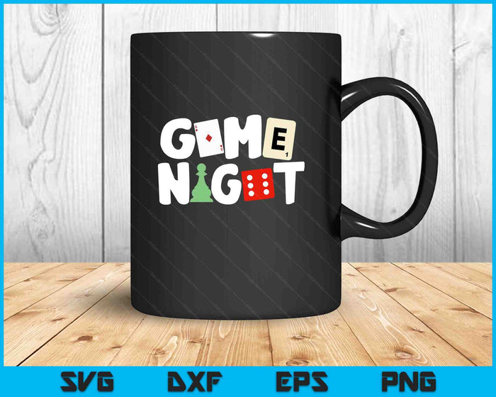 Game Night Host Board Games Trivia Night Team SVG PNG Digital Printable Files