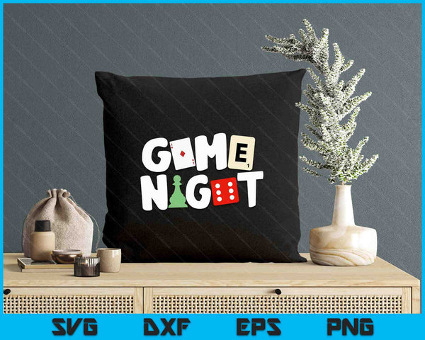 Game Night Host Board Games Trivia Night Team SVG PNG Digital Printable Files