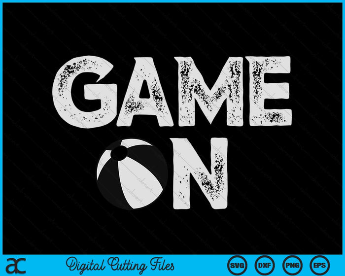 Spel op leuke grappige strandbal SVG PNG digitale snijbestanden