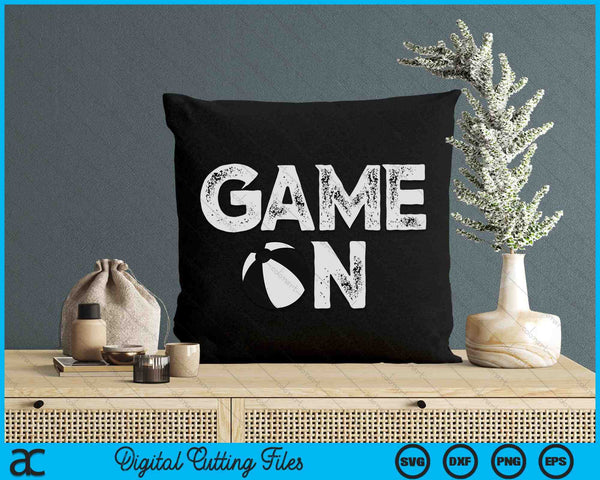 Game On Cute Funny Beach Ball SVG PNG Digital Cutting Files
