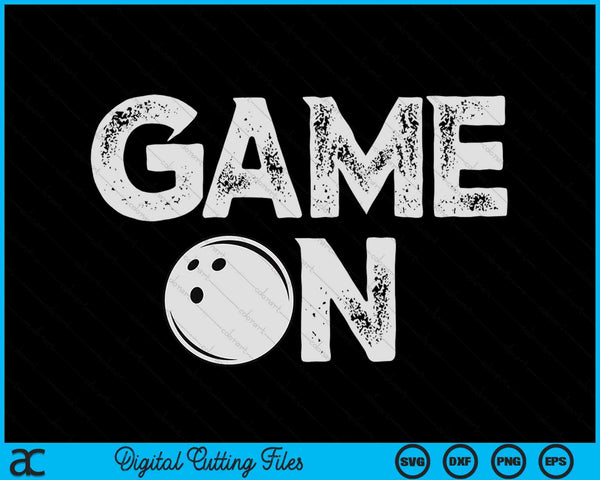 Juego en lindo divertido bola de bolos SVG PNG archivos de corte digital