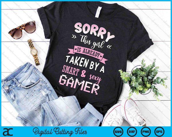 Gamer Computer Video Games Gaming Couple Girlfriend SVG PNG Digital Printable Files