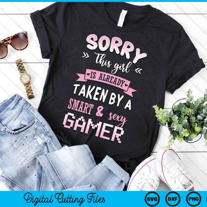 Gamer Computer Video Games Gaming Couple Girlfriend SVG PNG Digital Printable Files