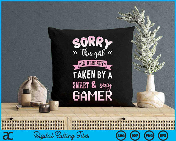 Gamer Computer Video Games Gaming Couple Girlfriend SVG PNG Digital Printable Files