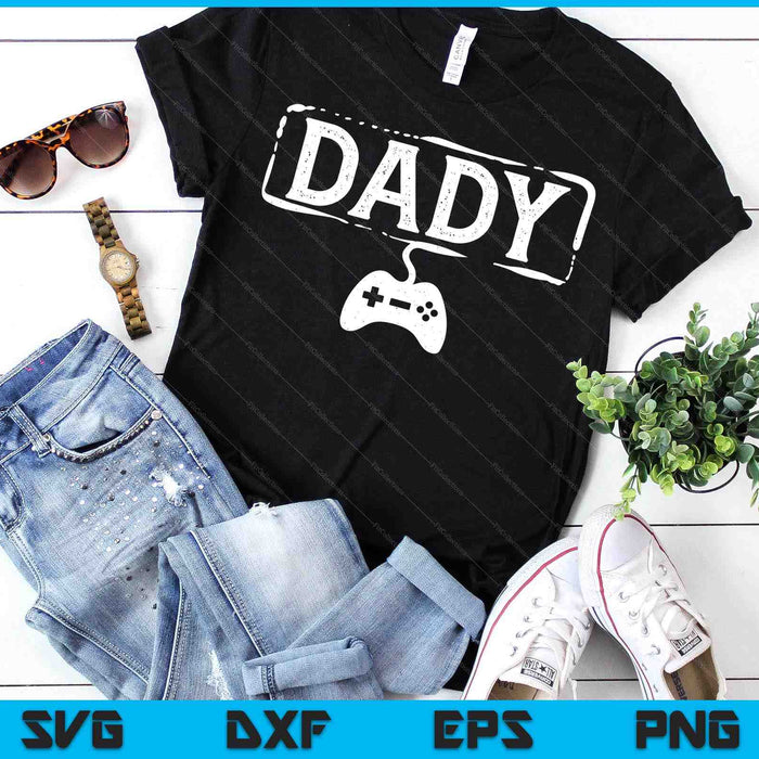 Gamer Dady Video Game Funny Gaming SVG PNG Digital Printable Files