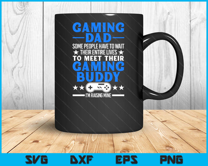 Gamer Fathers Day Gift Video Games Gaming Dad Gaming SVG PNG Digital Cutting File