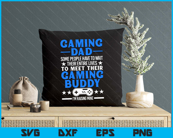 Gamer Fathers Day Gift Video Games Gaming Dad Gaming SVG PNG Digital Cutting File