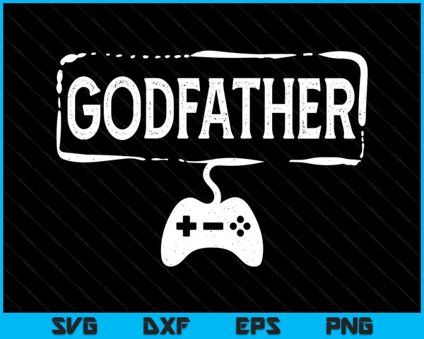 Gamer godfather video game gaming SVG cut file