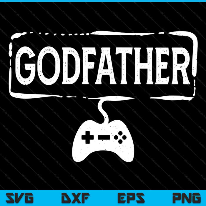 Gamer godfather video game gaming SVG cut file