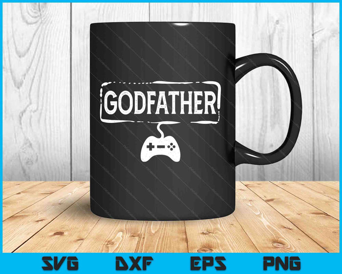 Gamer Godfather Video Game Funny Gaming SVG PNG Digital Printable Files