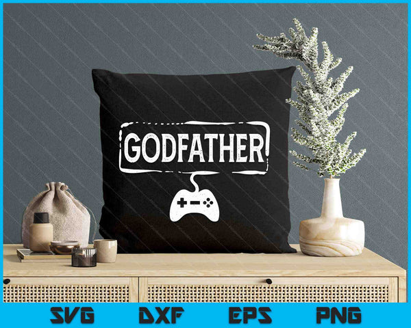 Gamer Godfather Video Game Funny Gaming SVG PNG Digital Printable Files