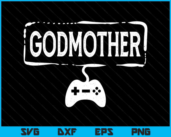 Gamer godmother video game gaming SVG cut file