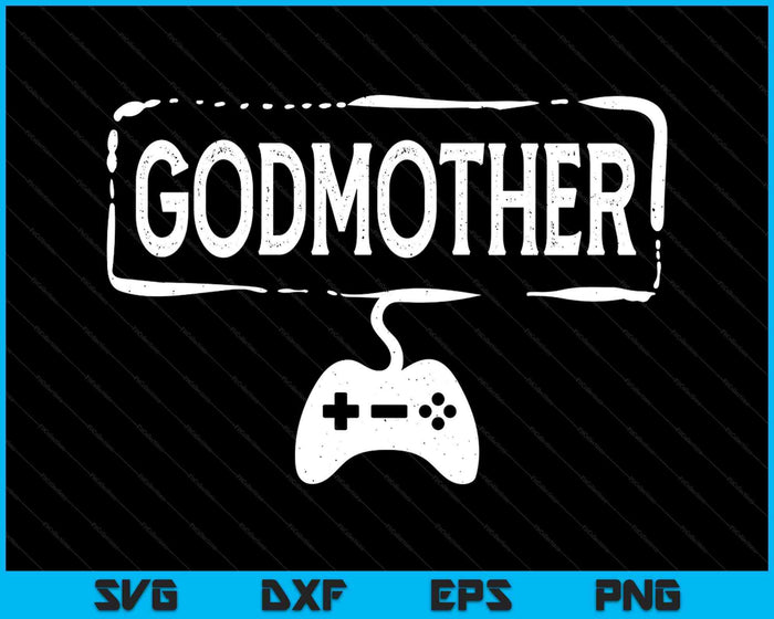 Gamer Godmother Video Game Funny Gaming SVG PNG Digital Printable Files