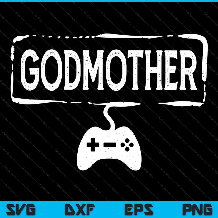 Gamer godmother video game gaming SVG cut file