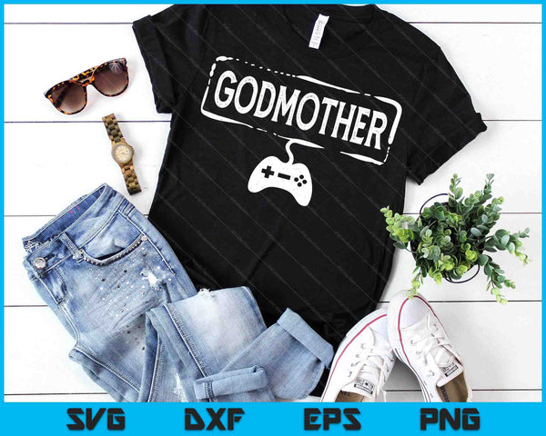 Gamer Godmother Video Game Funny Gaming SVG PNG Digital Printable Files