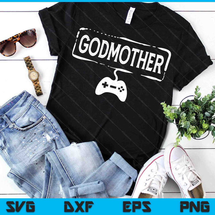 Gamer Godmother Video Game Funny Gaming SVG PNG Digital Printable Files