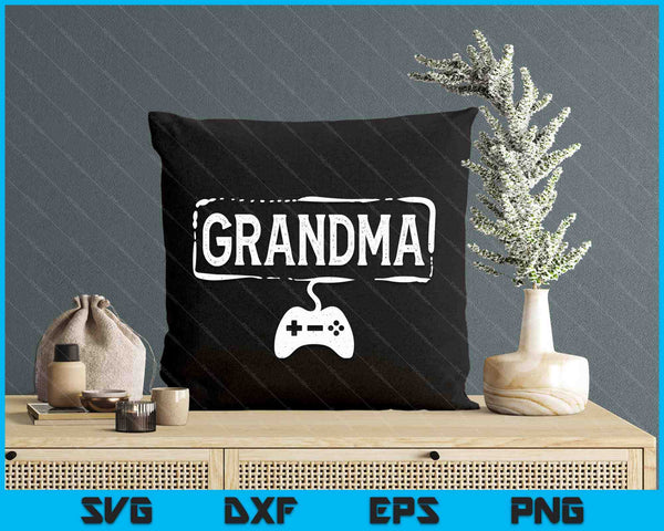 Gamer Grandma Video Game Funny Gaming SVG PNG Digital Printable Files