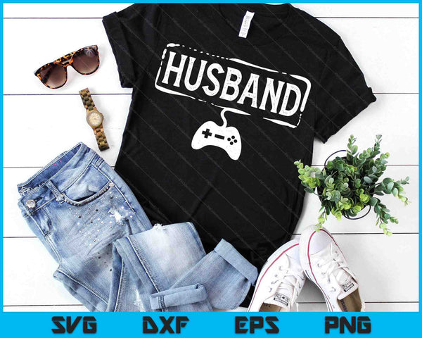 Gamer Husband Video Game Funny Gaming SVG PNG Digital Printable Files