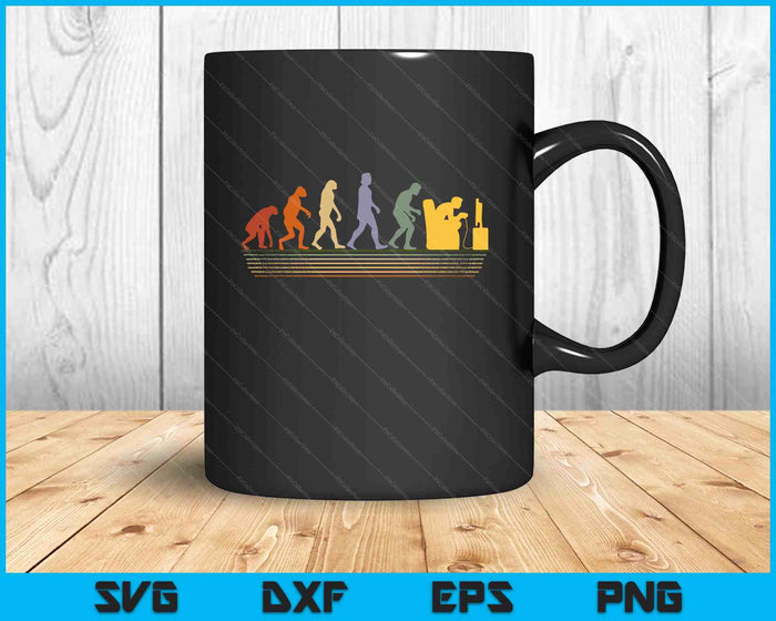 Gamer PC-Spiele Spielkonsolen Gamer Evolution SVG PNG Digitale Schneidedateien