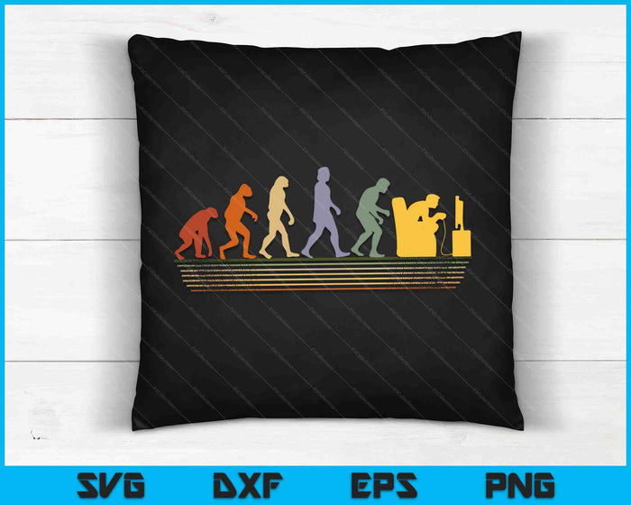 Gamer PC-Spiele Spielkonsolen Gamer Evolution SVG PNG Digitale Schneidedateien