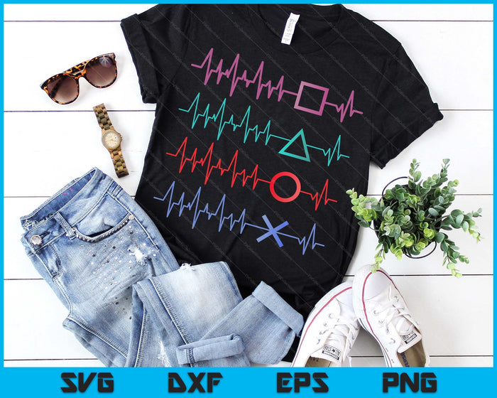 Gaming Clothing Gamer Gifts SVG PNG Digitale Schneidedateien