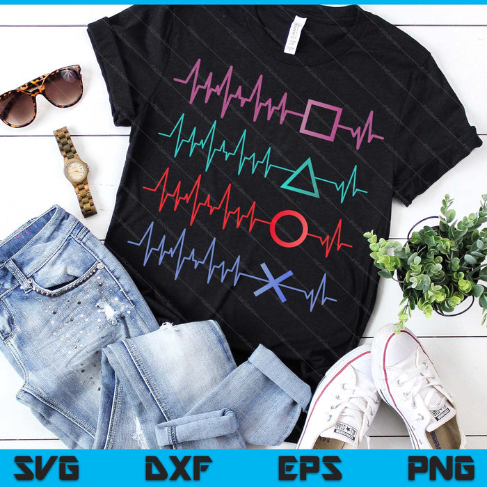 Gaming Clothing Gamer Gifts SVG PNG Digitale Schneidedateien