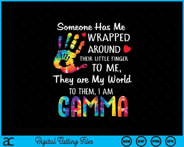 Gamma grandma nickname cute gamma is my name SVG cut file